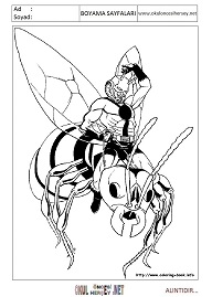 antman-karınca-adam boyama sayfaları